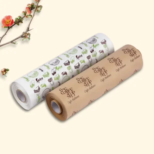 Printed Butter Paper Roll