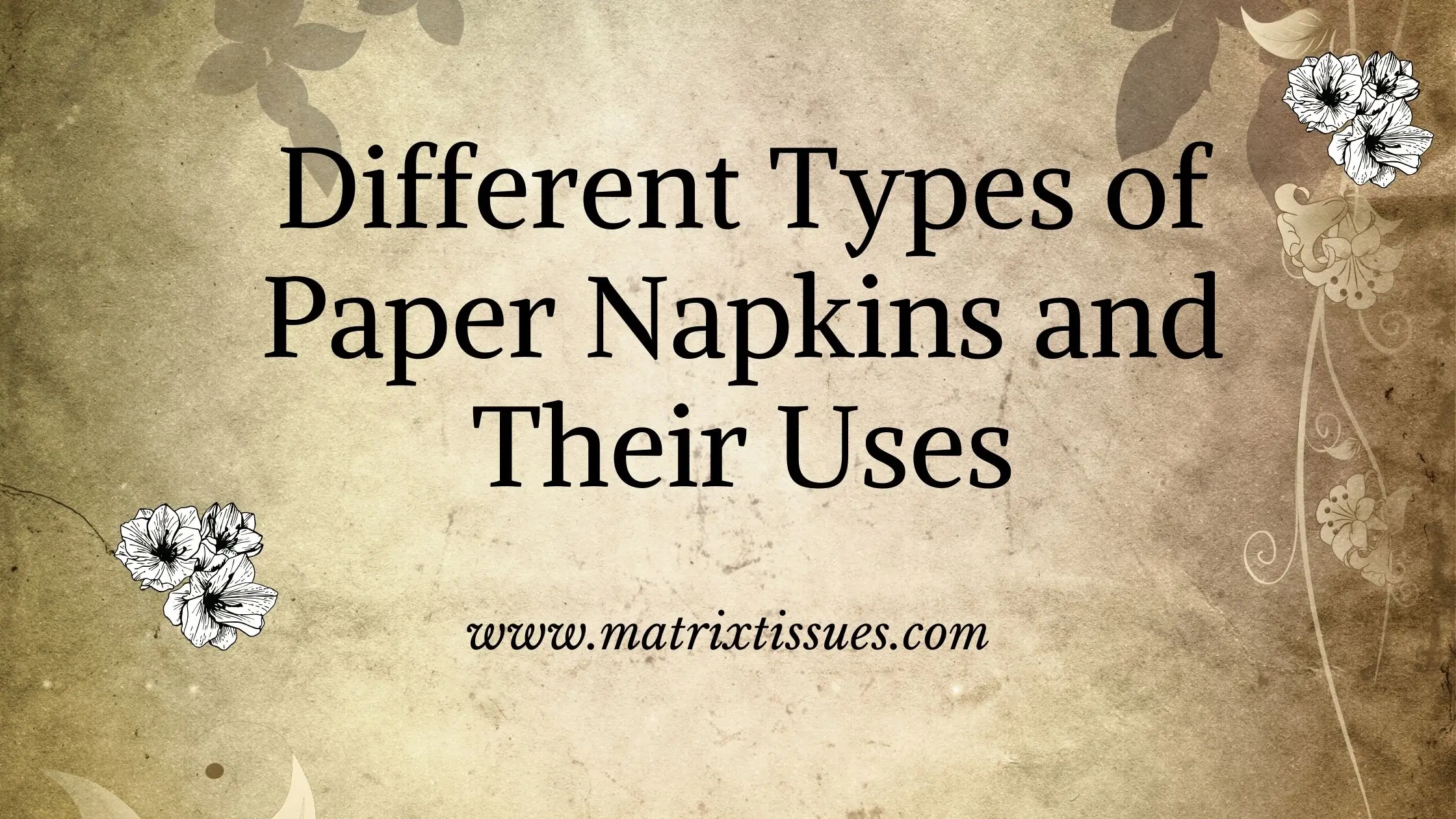 Paper Napkins and Their Uses