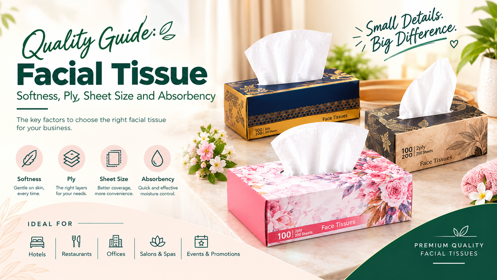 Tissue Supplier, Face Tissue Supplier, Paper Napkin Supplier, Kitchen Towel Supplier, Cling Film Supplier, Aluminuin Foil Supplier, Butter Paper Supplier, Customized Face Tissue Supplier