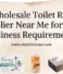 Wholesale Toilet Roll Supplier Near Me